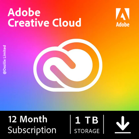 Adobe Creative Cloud 1 Year