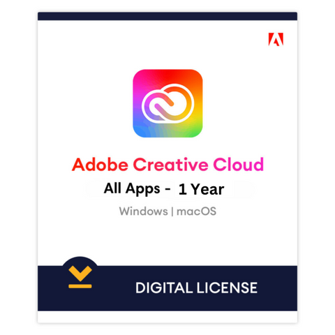 Adobe Creative Cloud 1 Year