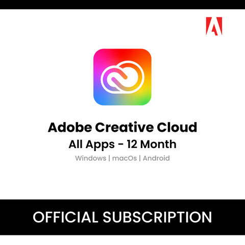 Adobe Creative Cloud 1 Year